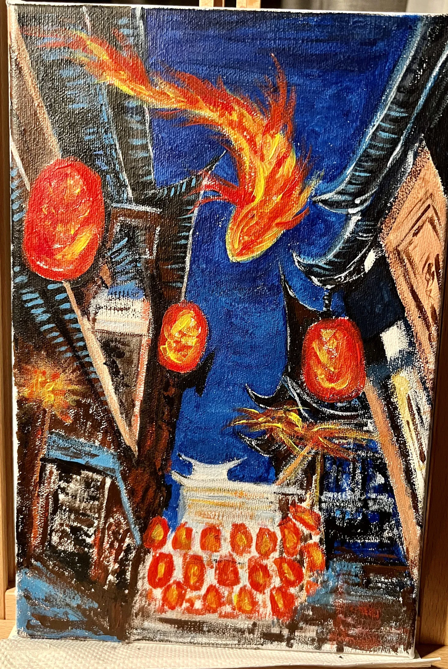 鱼灯夜巷
